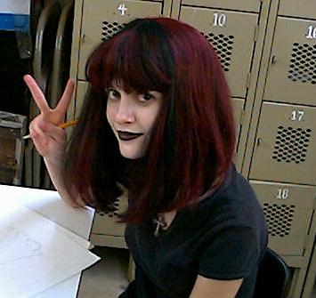 VICTORY on Goth Day during Homecoming Week
